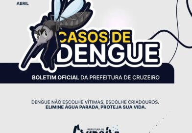 Secretaria de Saúde divulga novo boletim sobre dengue em Cruzeiro-SP