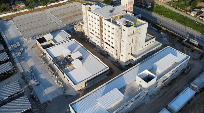 Hospital Regional de Cruzeiro-SP deve alcançar 80% das obras concluídas em Abril