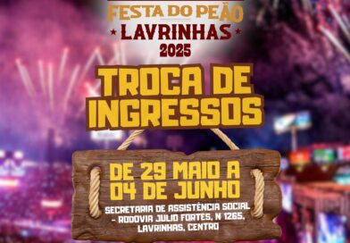 Troca de alimentos por ingressos para a 10ª Festa do Peão segue até quarta-feira em Lavrinhas/SP