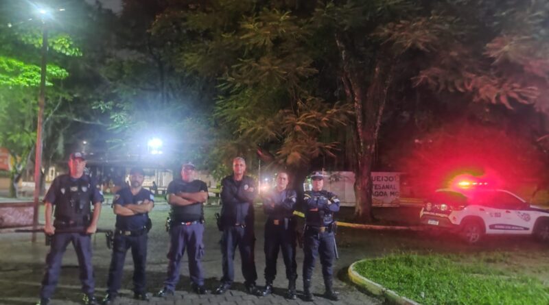 Forças de segurança de Cruzeiro realizam nova ação preventiva em praça da cidade