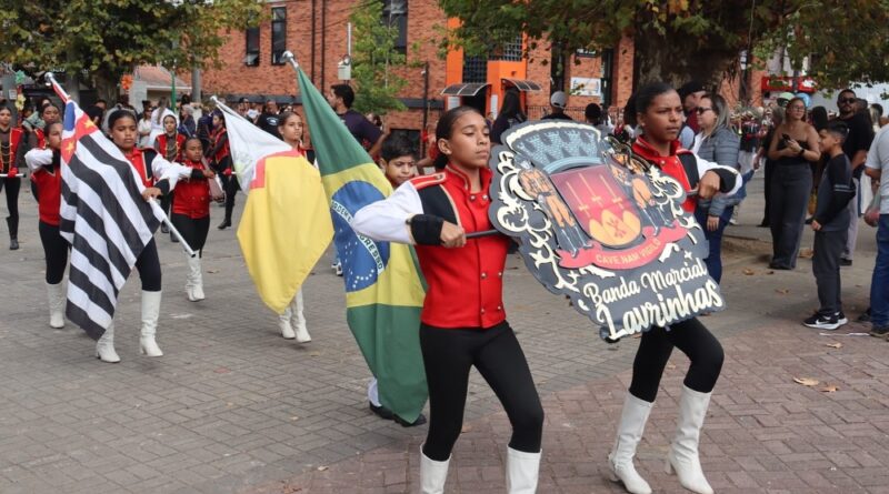 Banda Marcial de Lavrinhas participa de festival em Campos do Jordão