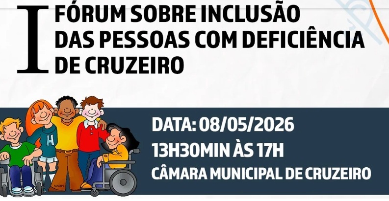 Cruzeiro realiza 1º Fórum sobre Inclusão da Pessoa com Deficiência no dia 8 de maio