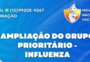 Cruzeiro amplia vacinação contra a Influenza para toda a população a partir de segunda-feira