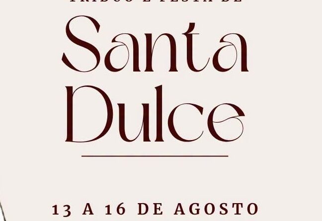 Tríduo em honra a Santa Dulce dos Pobres acontece na zona leste de Cruzeiro