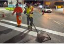 Prefeitura de Cruzeiro revitaliza sinalização e faixas de pedestres